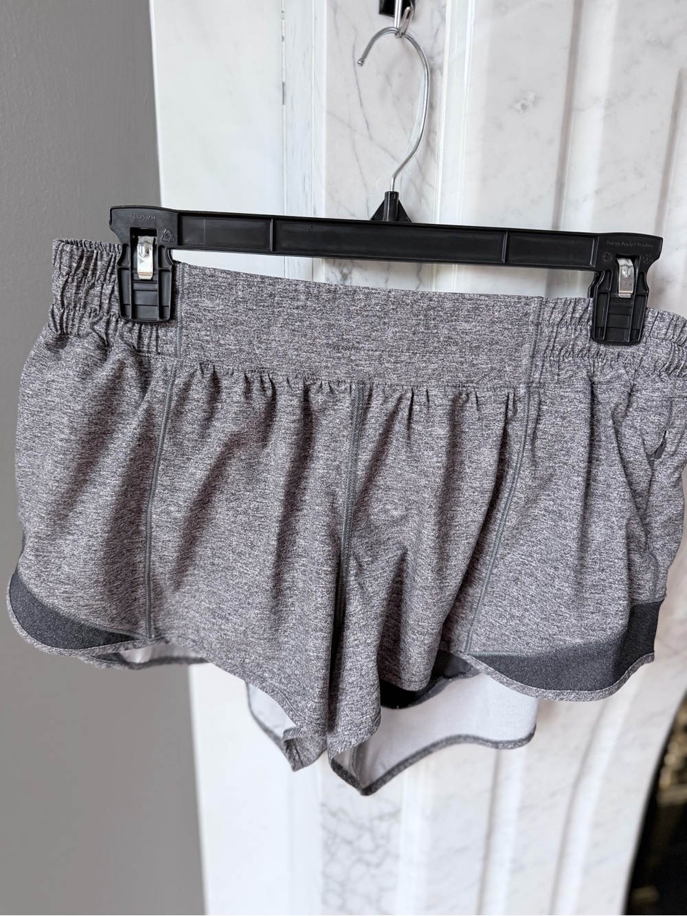 lululemon athletica hotty hot 2.5 inch inseam Heather Grey Running Shorts